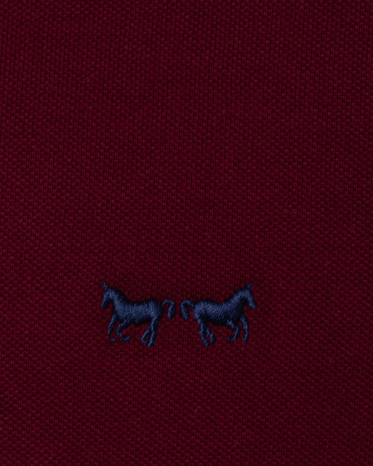 Polo Manga Corta Marrón