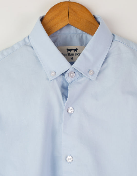 Camisa Twill Azul Claro