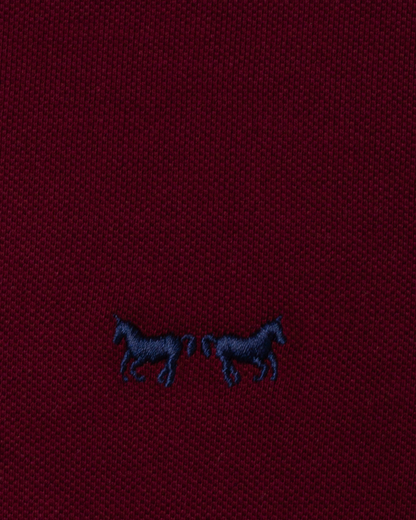 Polo Manga Corta Marrón