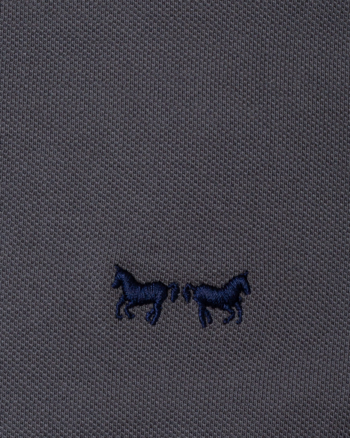 Polo Manga Corta Gris