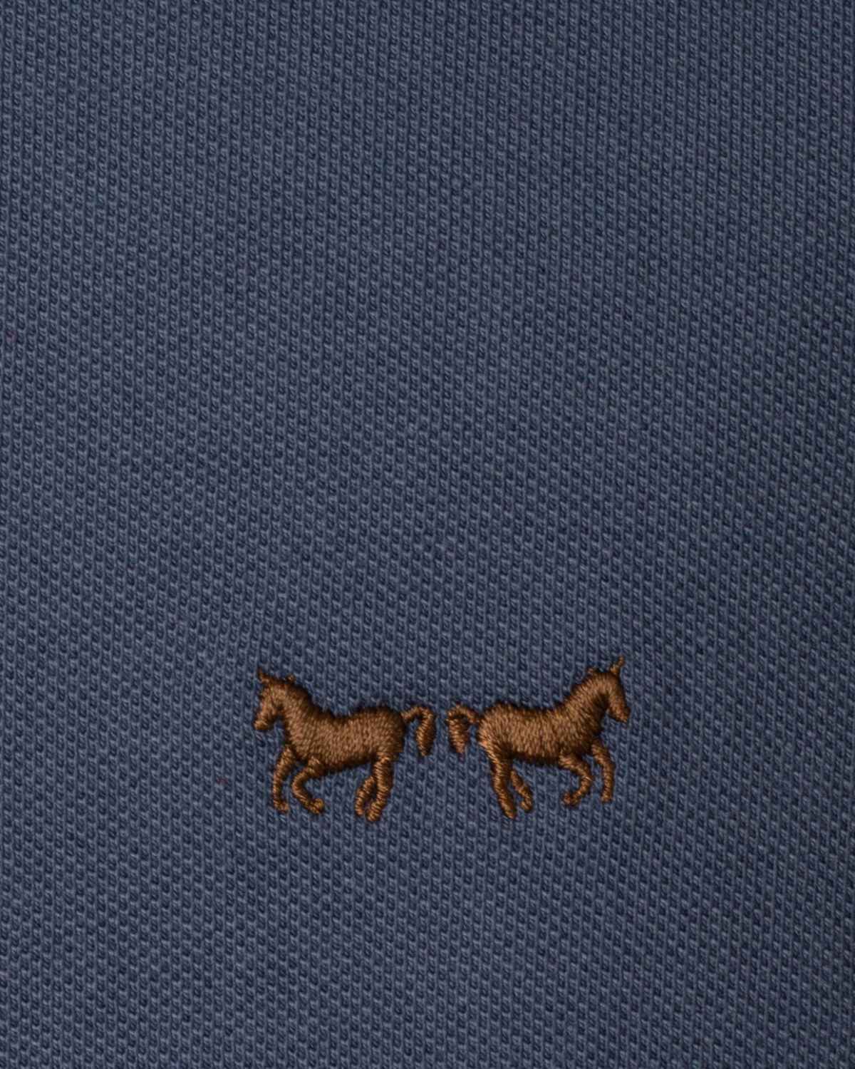 Polo Manga Corta Denim
