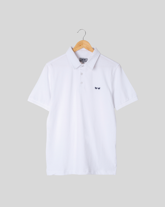 Polo Manga Corta Blanca