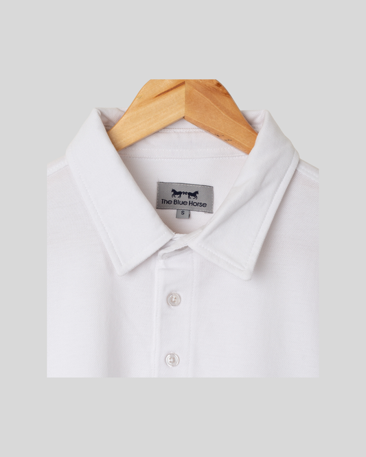 Polo Manga Corta Blanca