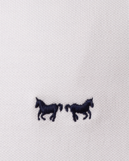 Polo Manga Corta Blanca