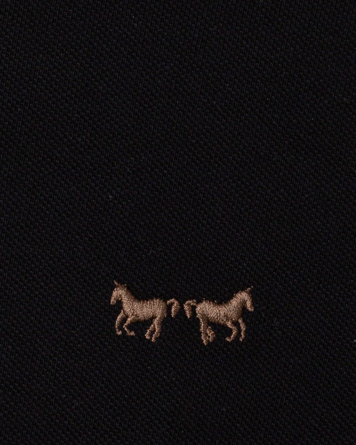 Polo Manga Corta Negro