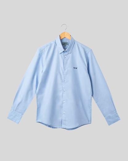 Camisa Oxford Azul Claro