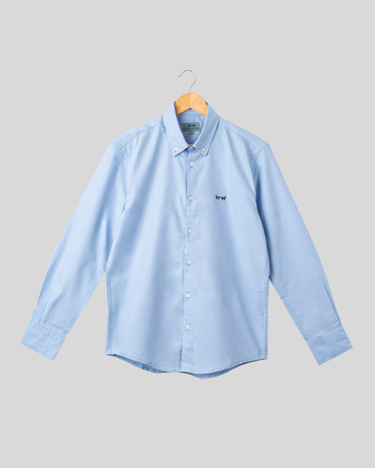 Camisa Azul Claro Oxford