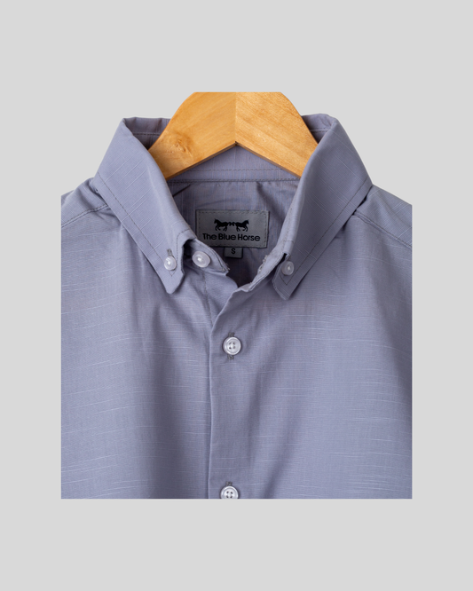 Camisa Lino Lavanda