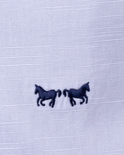 Camisa Lino Lavanda