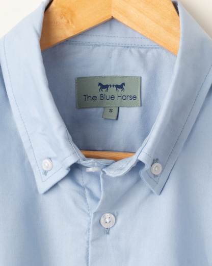 Camisa Oxford Azul Claro