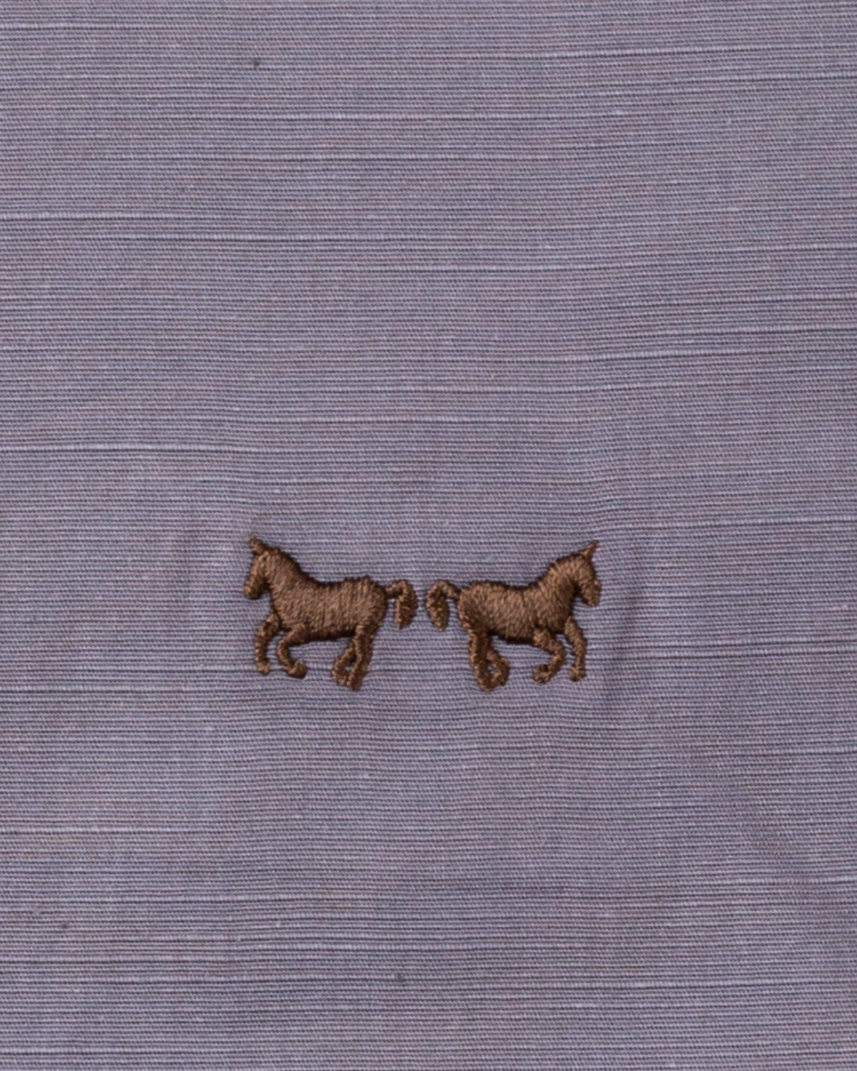 Camisa Lino Gris Elefante
