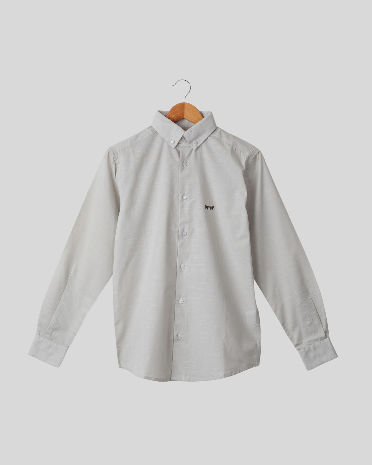 Camisa Lino Plateado