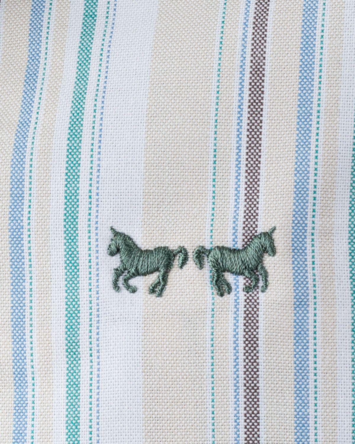 Camisa Rayas Amarillas y Verde Mujer
