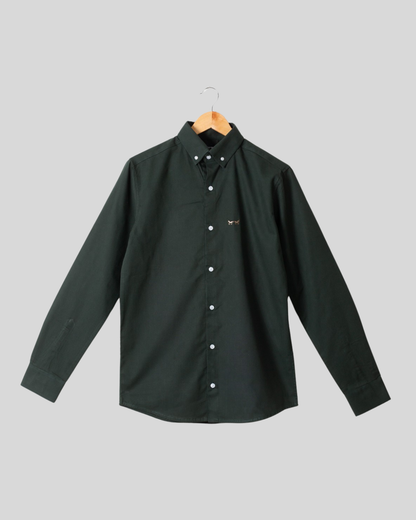 Camisa Oxford Verde Olivo