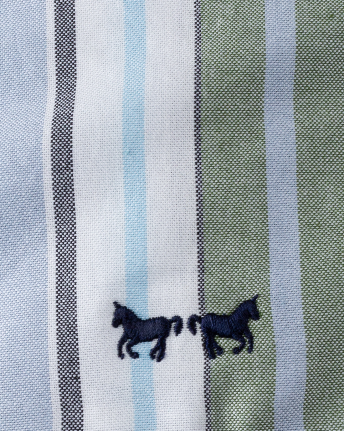 Camisa Azul y Verde Mujer
