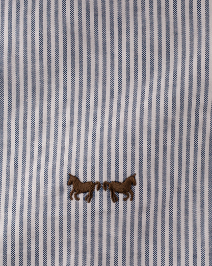Camisa Oxford Rayas Zafiro
