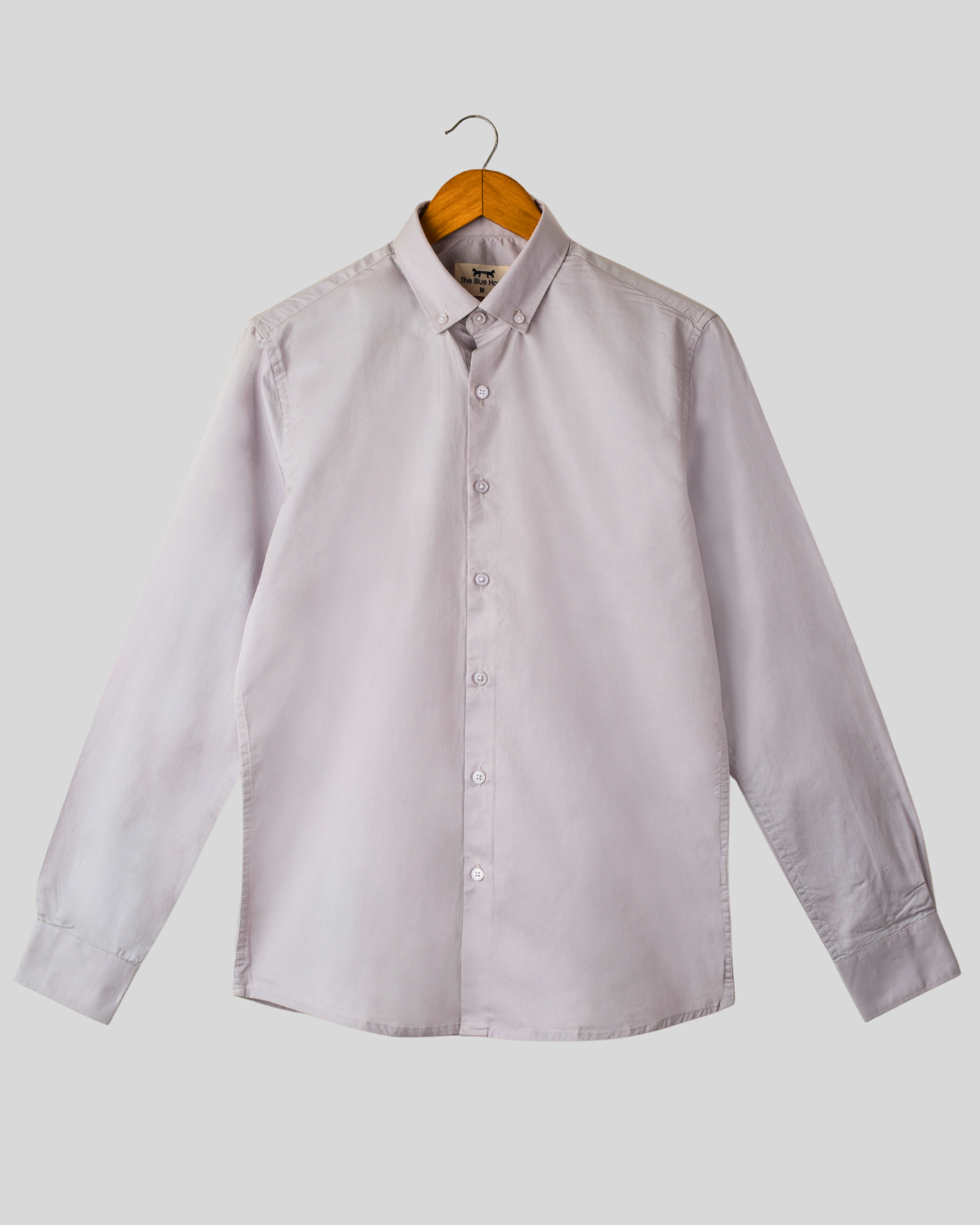 Camisa Twill Gris Claro