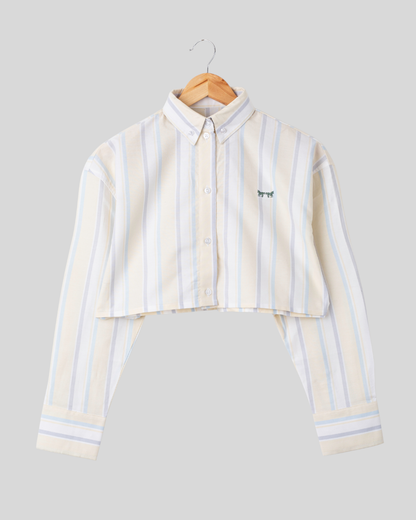 Camisa Crop Top Amarilla