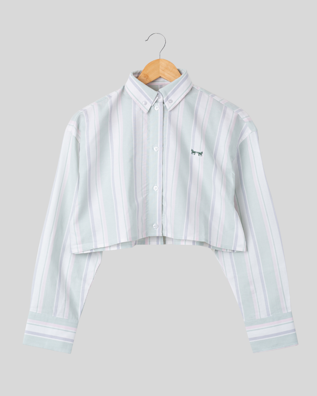 Camisa Crop Top Verde