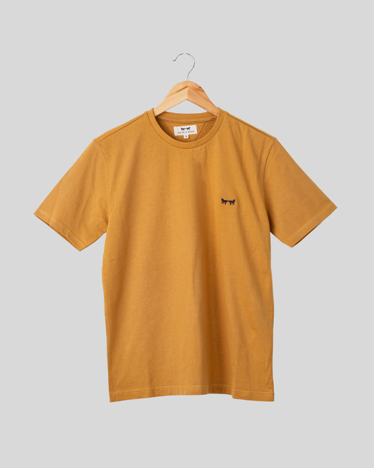 Camiseta Pima Mostaza