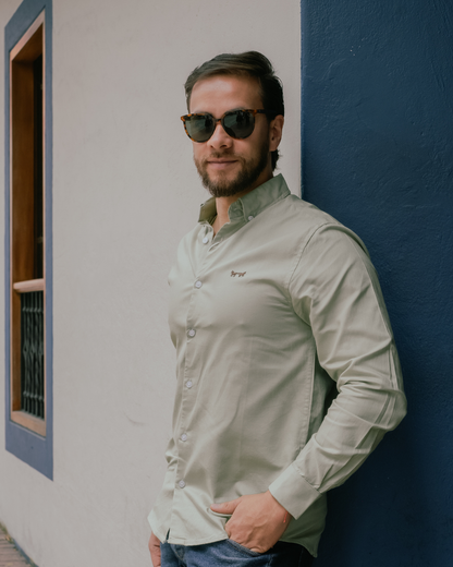Camisa Oxford Pistacho