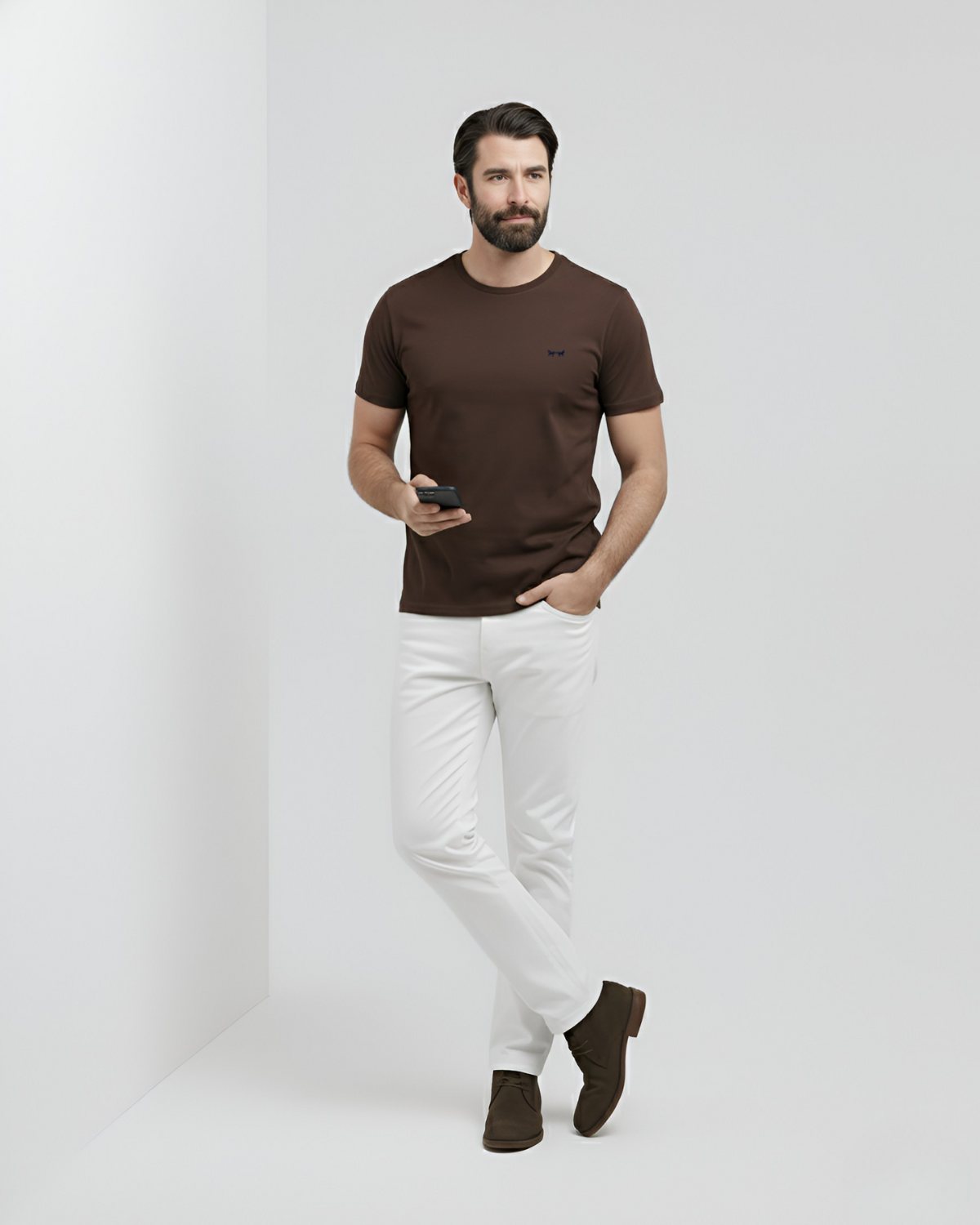 Camiseta Pima Café