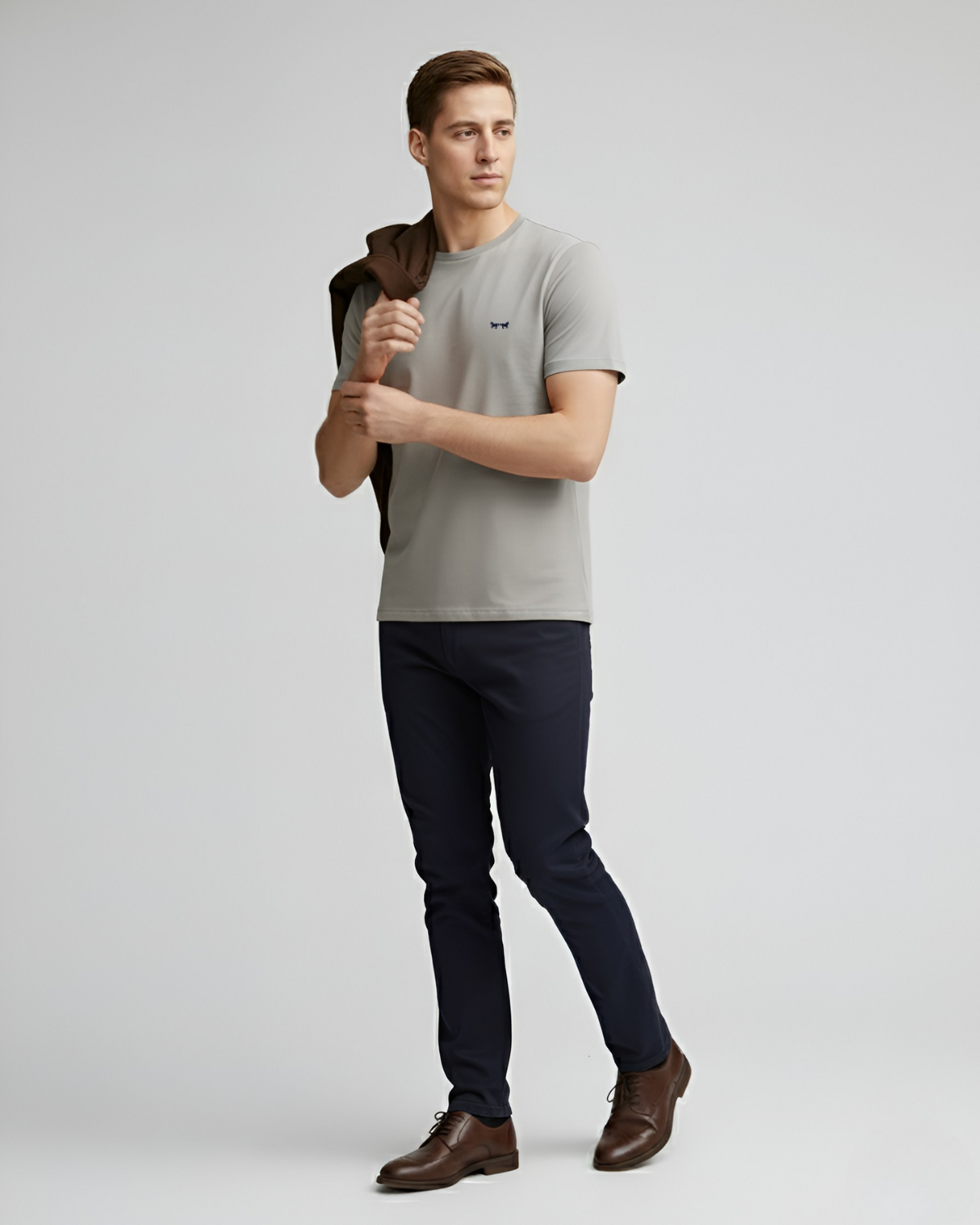 Camiseta Pima Gris