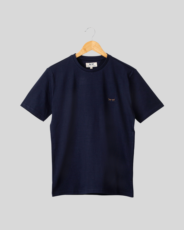 Camiseta Pima Azul Oscuro