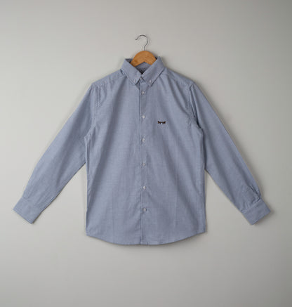 Camisa Oxford Rayas Zafiro