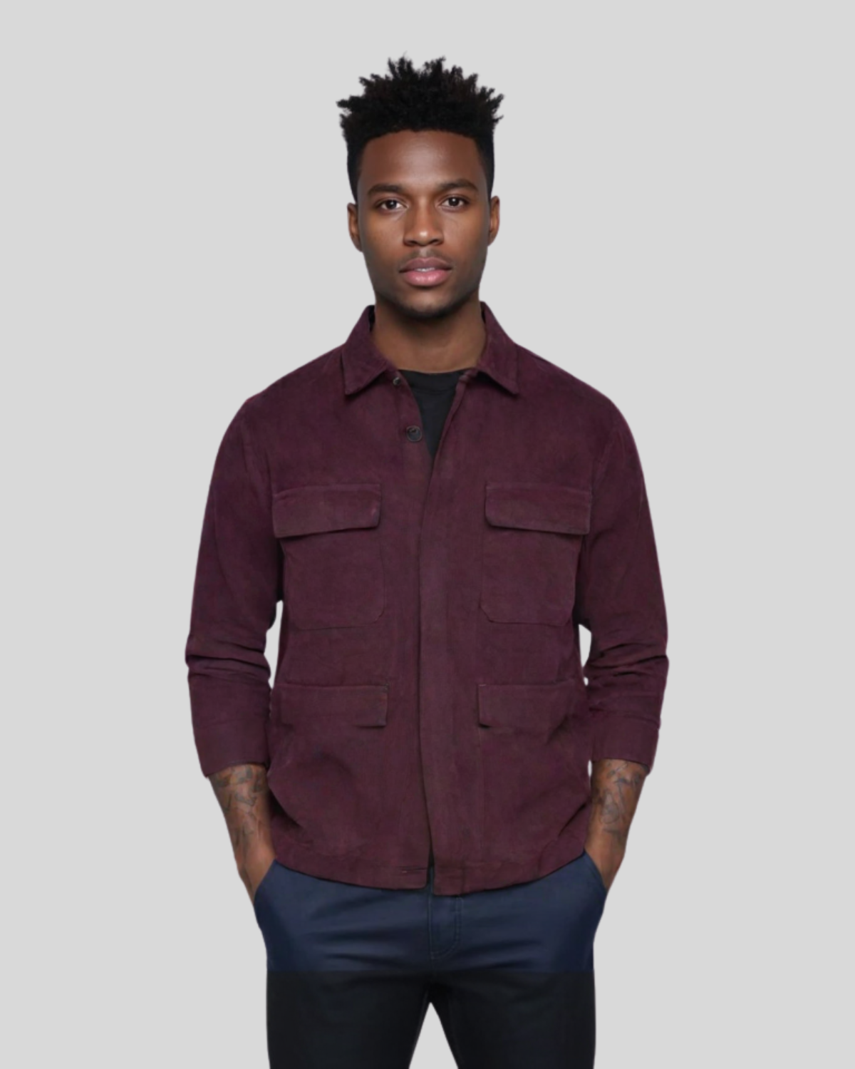 Chaqueta Workman Vino Tinto