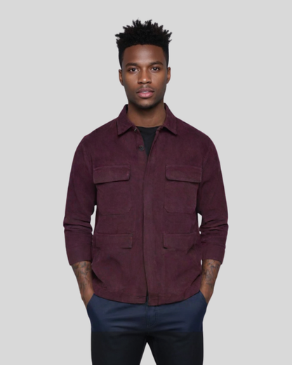 Chaqueta Workman Vino Tinto