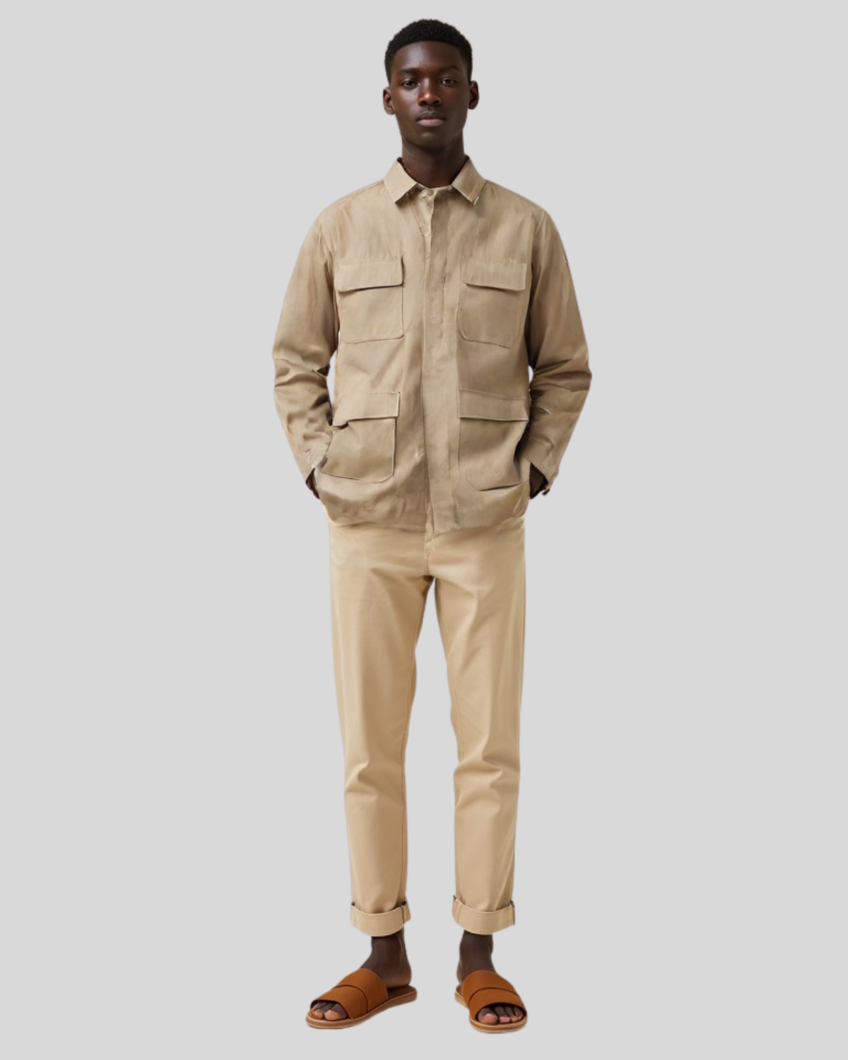 Chaqueta Workman Café Claro