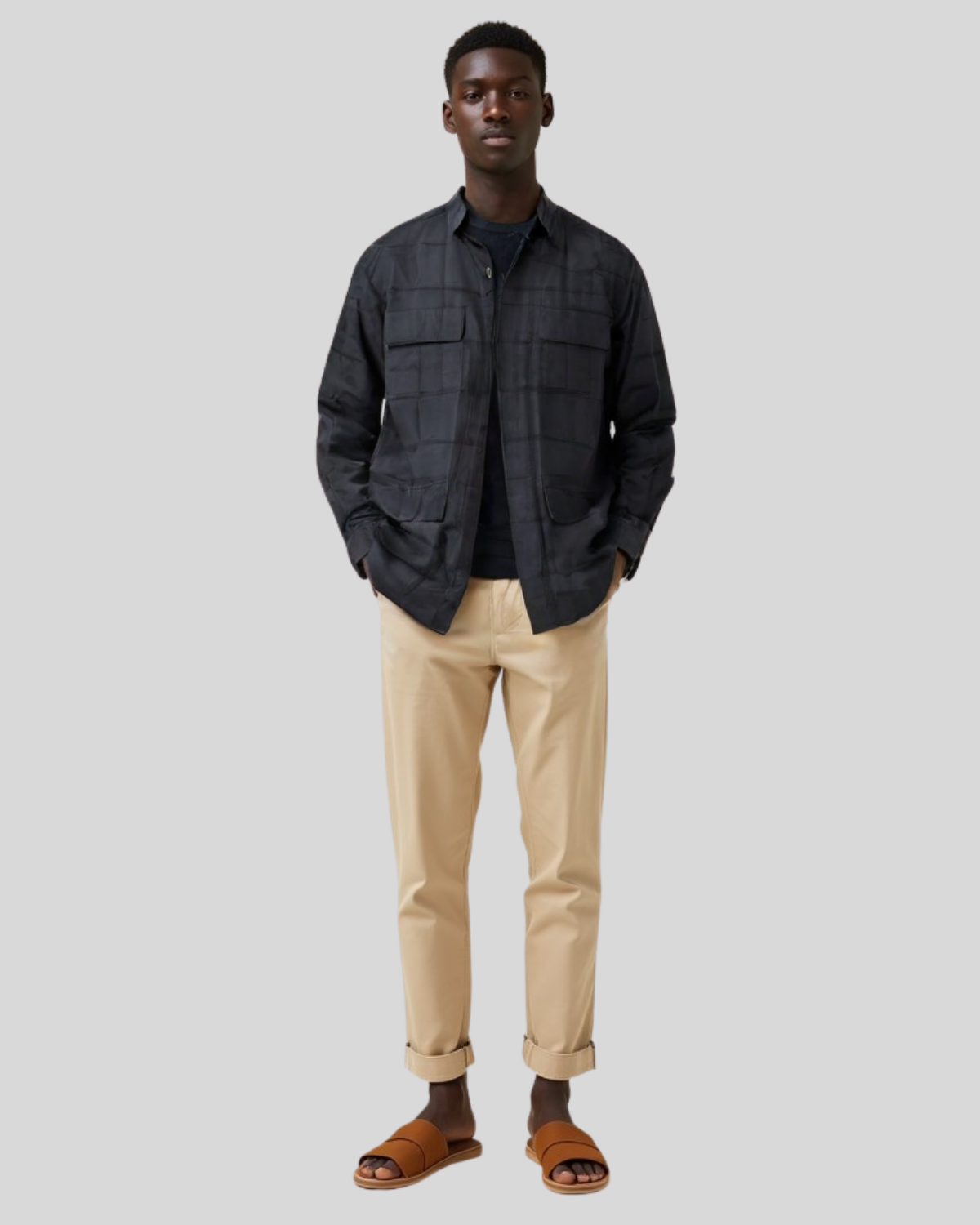Chaqueta Workman Gris Oscuro