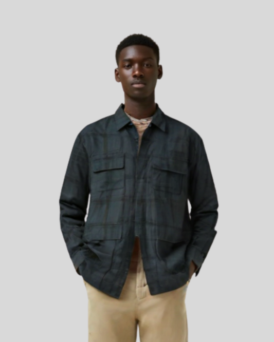 Chaqueta Workman Verde Cuadros