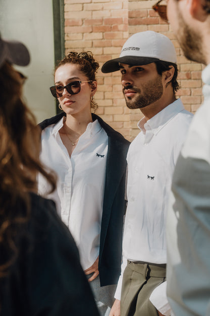 Camisa Oxford Blanca Clásica Mujer