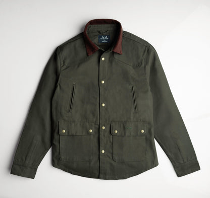 Chaqueta Workman Verde con Pana