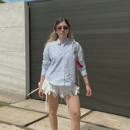 Camisa Azul Claro Rayas