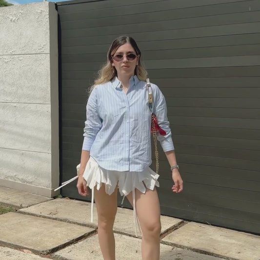 Camisa Azul Claro Rayas