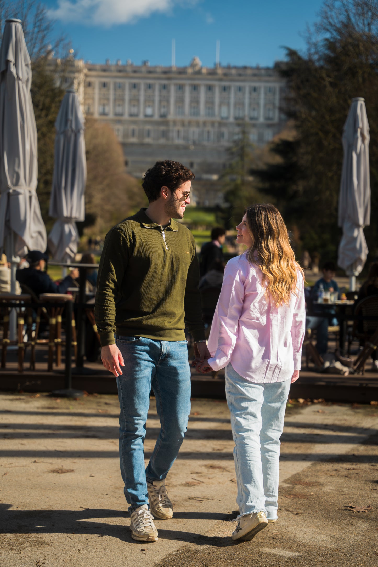 Suéter Halfzip Jacquard Verde Oliva